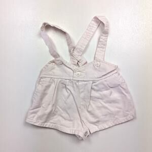 Vintage Jet Set Shorts Baby Girls Size 3m Light Pink Suspender